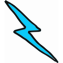 download Cheap Lightning Bolt clipart image with 135 hue color