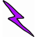download Cheap Lightning Bolt clipart image with 225 hue color