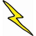 download Cheap Lightning Bolt clipart image with 0 hue color