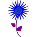 download Flower Sunflower clipart image with 180 hue color