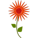 download Flower Sunflower clipart image with 315 hue color