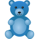 download Teddybear clipart image with 180 hue color