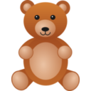download Teddybear clipart image with 0 hue color