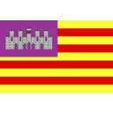 download Flag Of Baleares Spain clipart image with 0 hue color