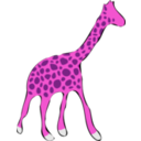 download Giraffe clipart image with 270 hue color