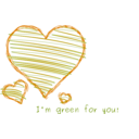 download Im Green For You clipart image with 315 hue color