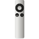 download Apple Remote Aluminum clipart image with 180 hue color
