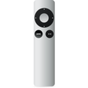 download Apple Remote Aluminum clipart image with 315 hue color