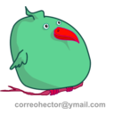 download Fat Bird clipart image with 315 hue color