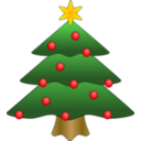 download Christmas Tree clipart image with 0 hue color