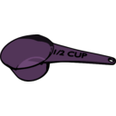 download Measuring Cup clipart image with 225 hue color