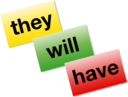 Colored Word Cards Icon