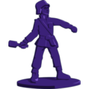 download Toy Soldier clipart image with 90 hue color