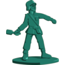 download Toy Soldier clipart image with 0 hue color