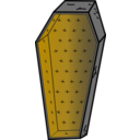 download Coffin clipart image with 45 hue color