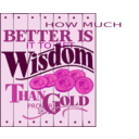 download Wisdom Proverbs 16 For Plotters clipart image with 270 hue color