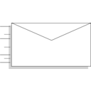 download Speeding Envelope clipart image with 0 hue color