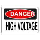download Danger High Voltage Alt 3 clipart image with 0 hue color