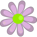 download Funnyflower 02 clipart image with 45 hue color