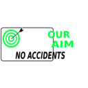 download Our Aim No Accidents Simple clipart image with 135 hue color