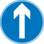 Roadsign Ahead Only