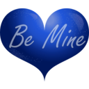 download Red Heart Be Mine Smiley clipart image with 225 hue color