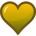 download Red Heart Icon clipart image with 45 hue color