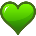download Red Heart Icon clipart image with 90 hue color