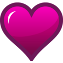 download Red Heart Icon clipart image with 315 hue color
