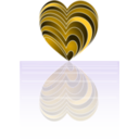 download Layer Heart clipart image with 45 hue color