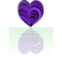 download Layer Heart clipart image with 270 hue color