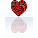 download Layer Heart clipart image with 0 hue color