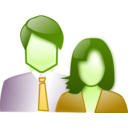 download Couple clipart image with 45 hue color