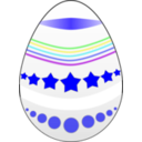 download Easter Egg Painted clipart image with 180 hue color