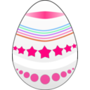 download Easter Egg Painted clipart image with 270 hue color