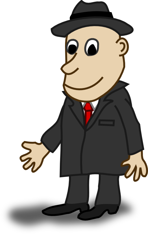 Comic Characters Businessman