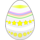 download Easter Egg Painted clipart image with 0 hue color