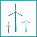 download Eco Green Windmill Icon clipart image with 90 hue color