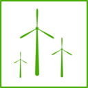 Eco Green Windmill Icon