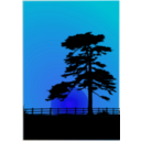 download Cedar Sunset clipart image with 180 hue color