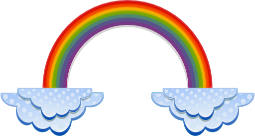 Rainbow And Clouds Clipart i2Clipart Royalty Free Public Domain Clipart