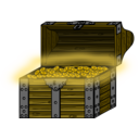 download Treasure Chest clipart image with 0 hue color