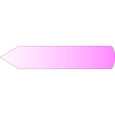 download Arrow Left Magenta clipart image with 0 hue color