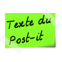 download Post It clipart image with 45 hue color