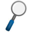 download Magnifying Glass clipart image with 180 hue color