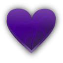 download Broken Heart 4 clipart image with 270 hue color