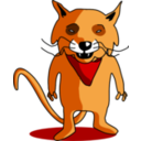 download Zorro Fox clipart image with 0 hue color