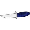 download A Knife clipart image with 90 hue color