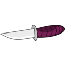 download A Knife clipart image with 180 hue color