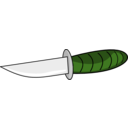 download A Knife clipart image with 315 hue color